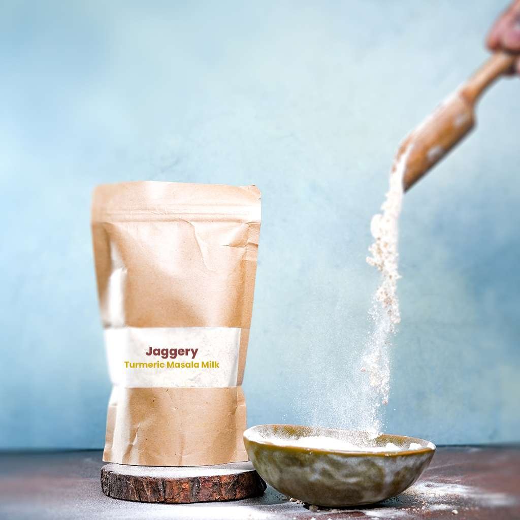 Jaggery Turmeric Masala Milk